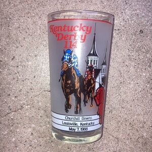 🥃🐴 Kentucky Derby Cocktail Glass 1988 🐴🥃